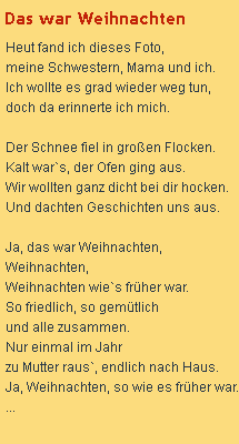 Das war Weihnachten