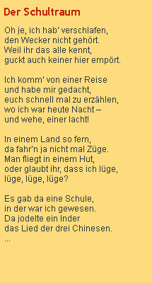 der schultraum