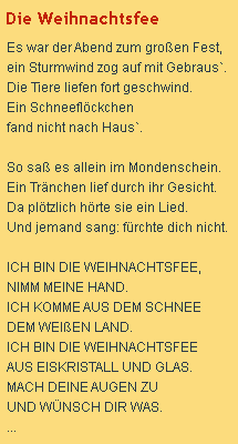 Die Weihnachtsfee