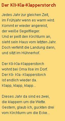 der klapperstorch